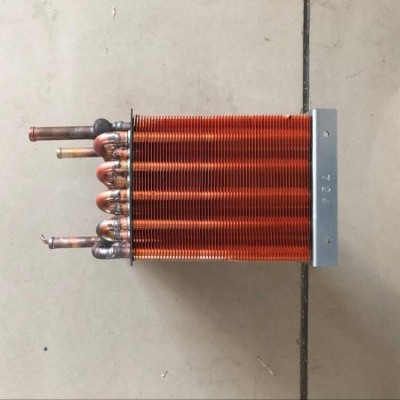 refrigeration air cooled fin type condenser with coating