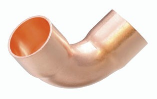 45 Degree Elbow Copper Pipe Fitting for Air Conditioner